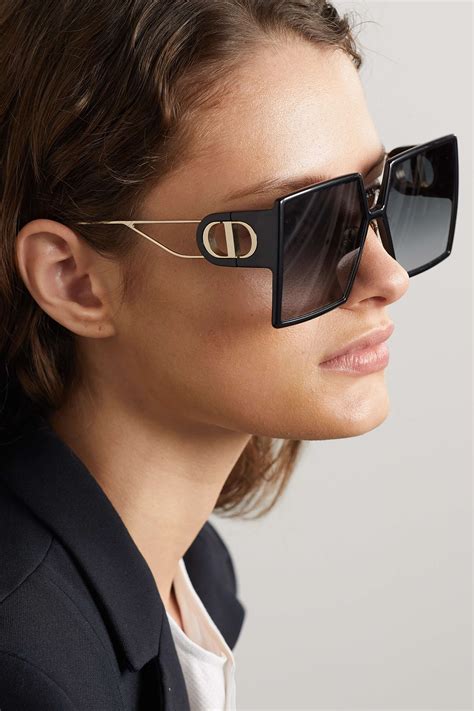 christian dior sunglasses havana|CHRISTIAN DIOR Square 30 Montaigne Sunglasses Havana .